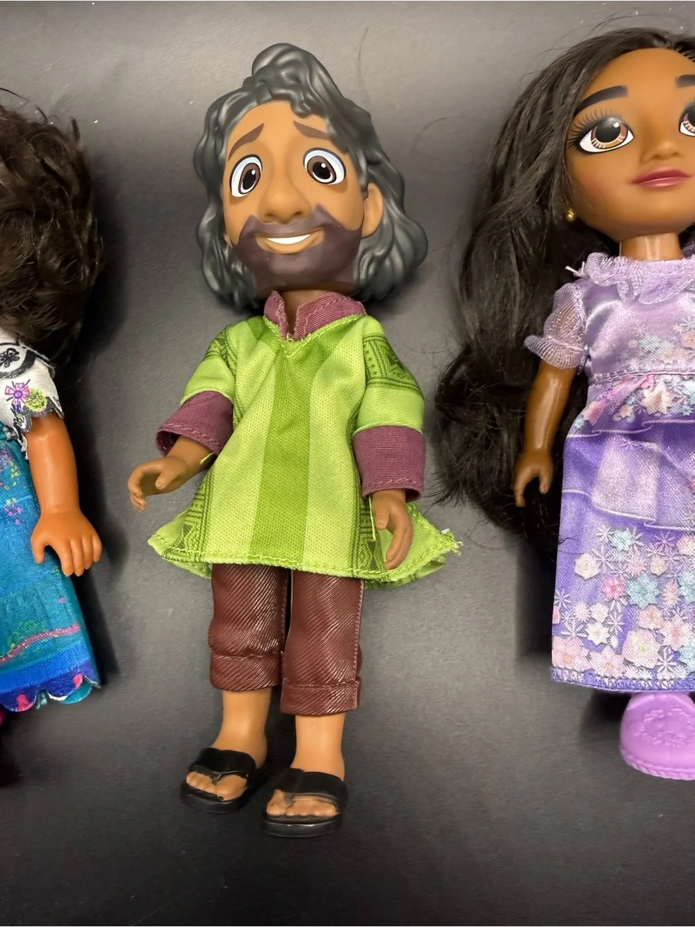 Disney Encanto Mini Doll Trio with Blue, Green, Purple Outfits